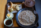 和カフェ織部の天ざる蕎麦