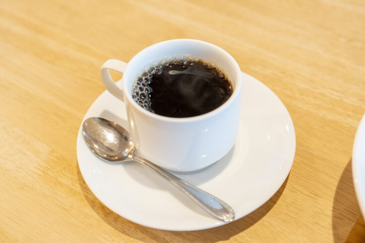 喫茶オレンジハウスのモーニングコーヒー