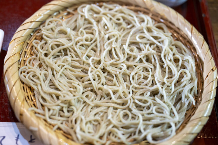 日月庵の蕎麦
