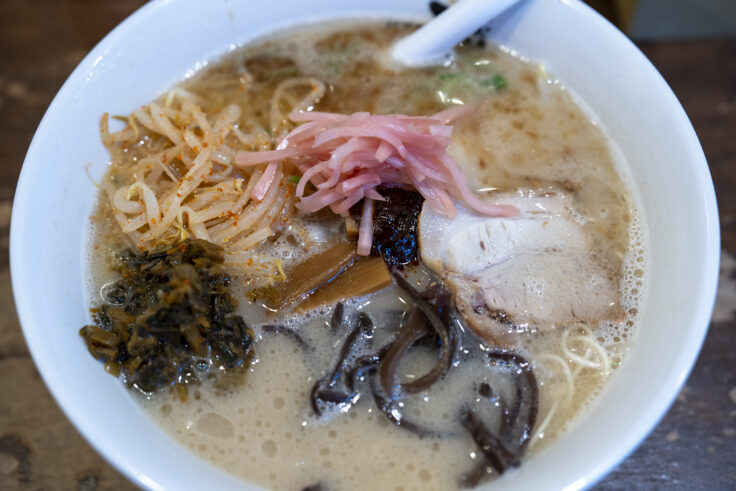 画像 博多ラーメン渦流のラーメン1