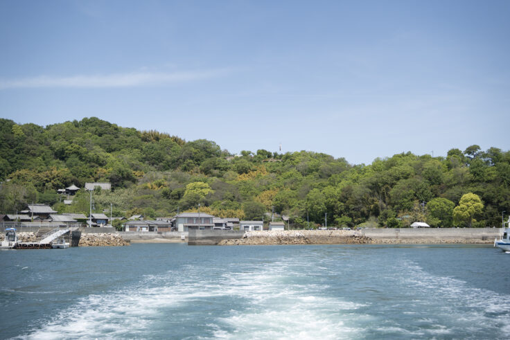 画像 志々島をあとに