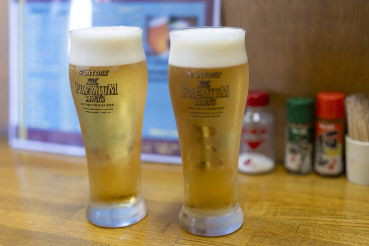 画像 みよし屋の生ビール