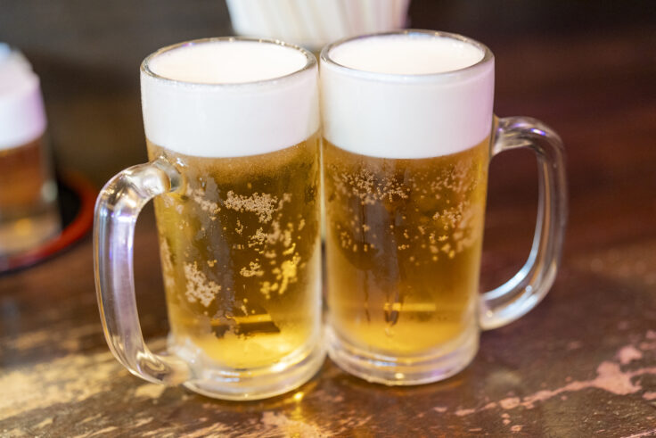 わびさびの生ビール