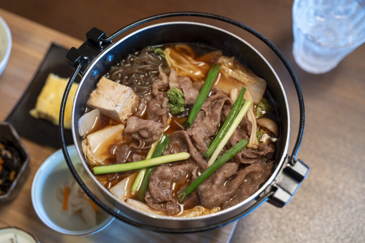 画像 鍋茶屋川又のすき焼き