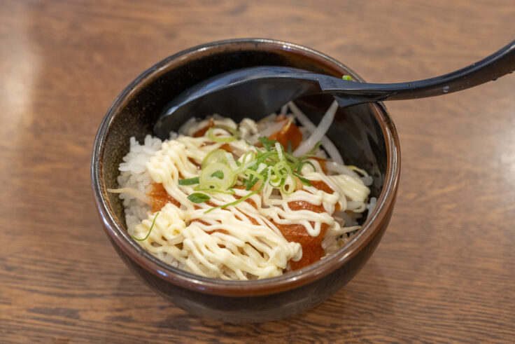 画像 ごぞうらぁめんの明太ご飯