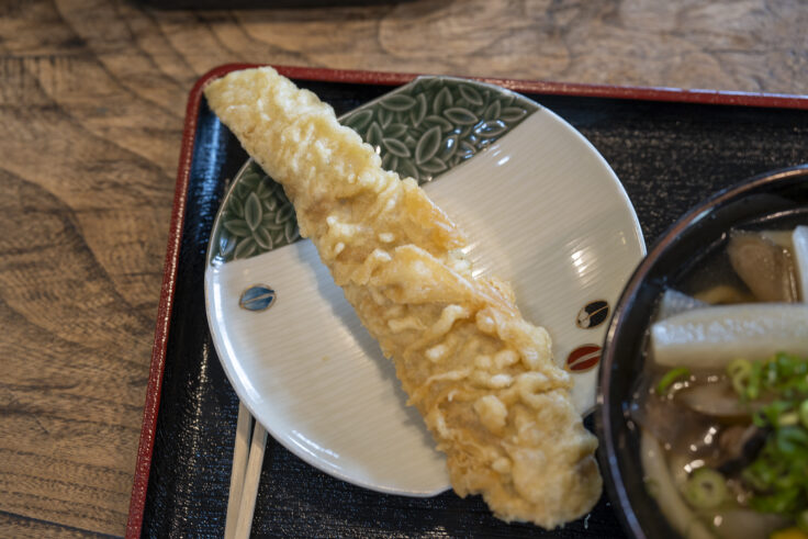 画像 ヨコクラうどんのアナゴ天