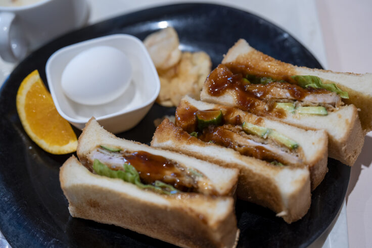 画像 ブレーメンの和食モーニングカツサンド2