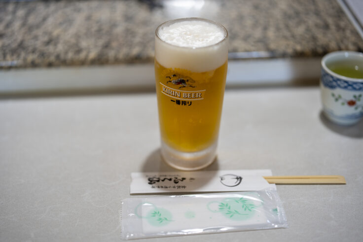 画像 ふく仙の生ビール