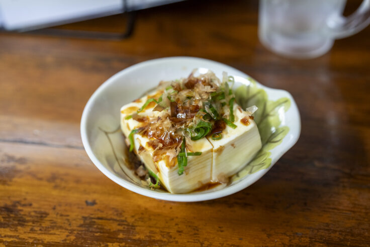 大狸本店の冷や奴
