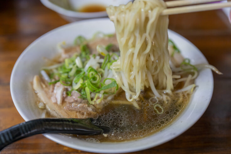 大狸本店のチューシューメンリフトアップ