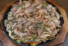 鉄板工房なかむらの豚玉モダン焼き