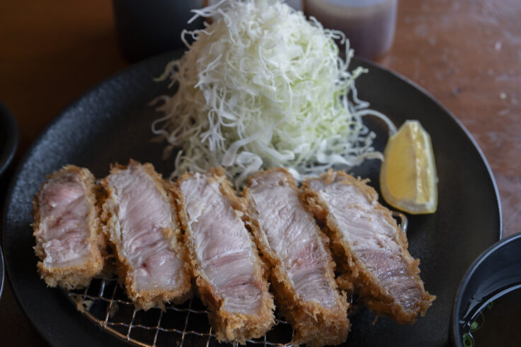 画像 とんかつ行天のプレミアムロースかつ定食4