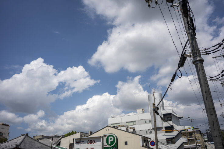 京都の夏空1