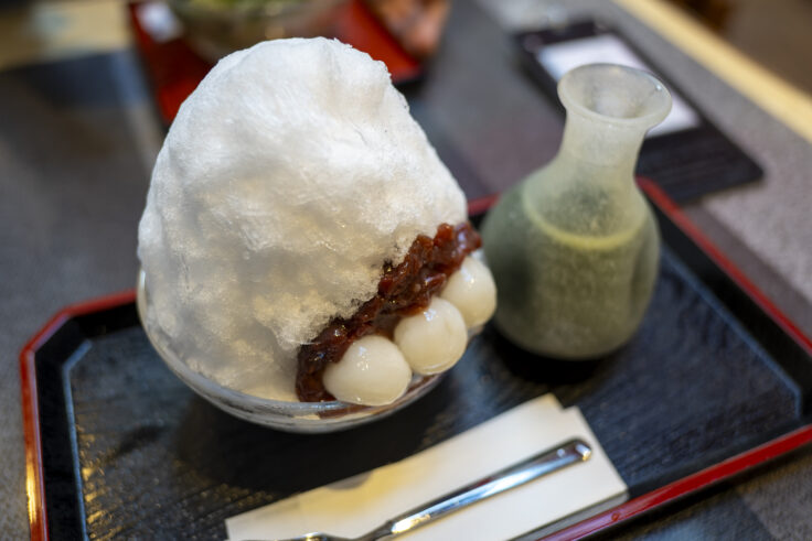 画像 茶寮油長の宇治吟醸酒氷