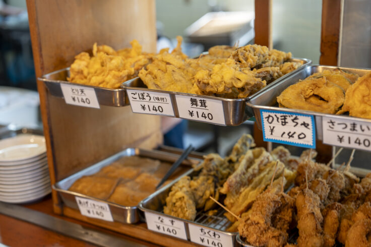 ふるかわうどんのトッピング2