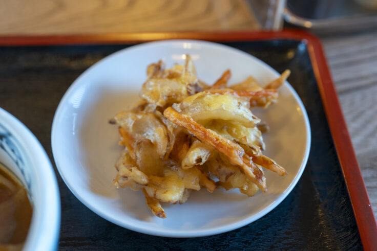 ふるかわうどんのかき揚げ