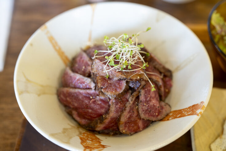 人生意気に感ずのステーキ丼