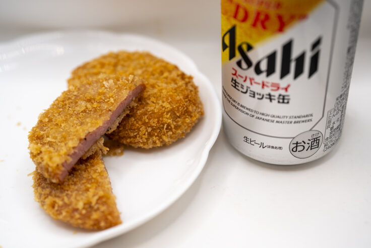 肉の細木のハムカツとコロッケ