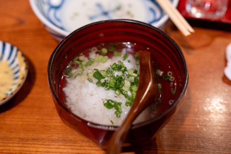 画像 おでんかけあしの出汁かけごはん