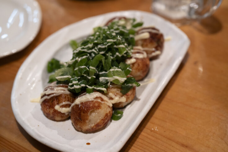 画像 たこ焼き居酒屋丸蛸のねぎぶっかけたこ焼き