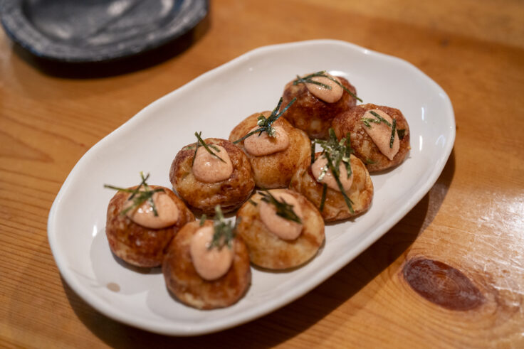 画像 たこ焼き居酒屋丸蛸の明太マヨたこ焼き