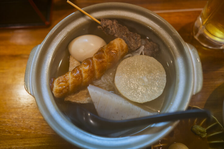 画像 焼鳥若楠のおでん盛り