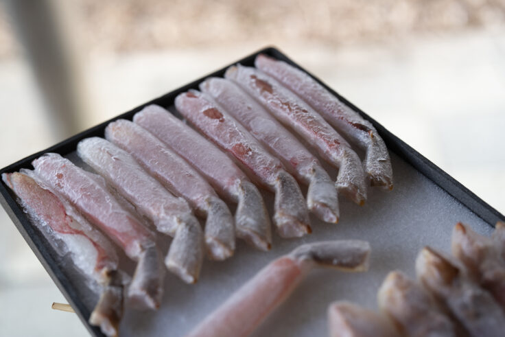 画像 ズワイガニ冷凍をアウトドア2