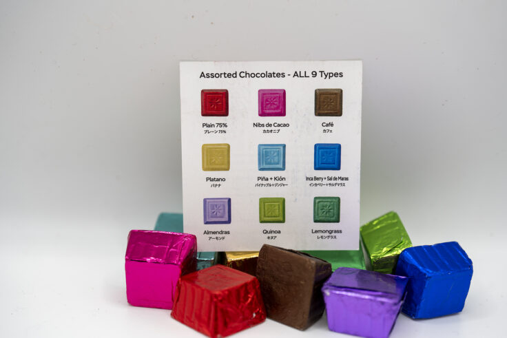 画像 Red, Gold & Green「Cacao Criollo 75%」 プラリネ フレーバー9種アソートメント3