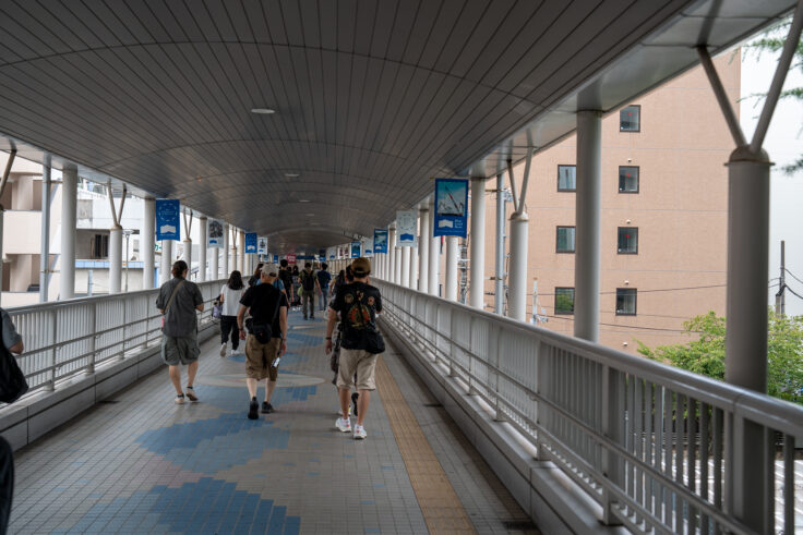 画像 大和ミュージアムへの連絡通路