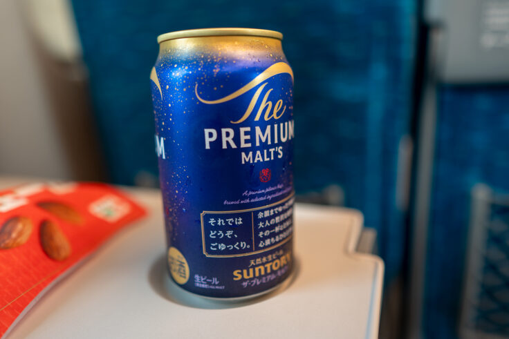 画像 新幹線でのビール