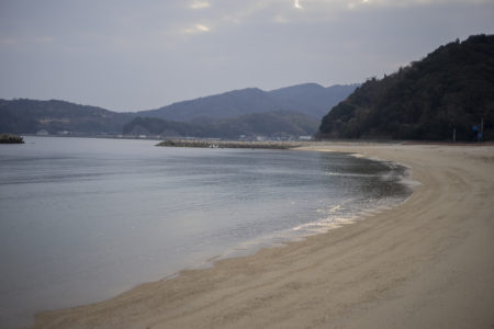 志度町興津海水浴場