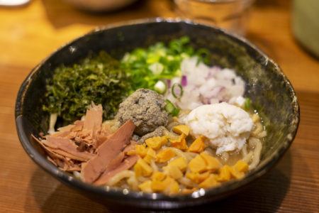 麺屋はやぶさ高松店の大潮まぜそば