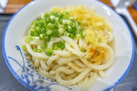 大島うどんのかけうどん