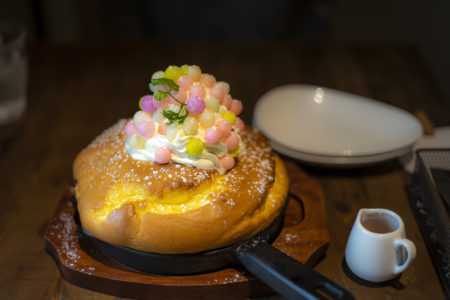 季節のふわふわスフレパンケーキ（おいり）