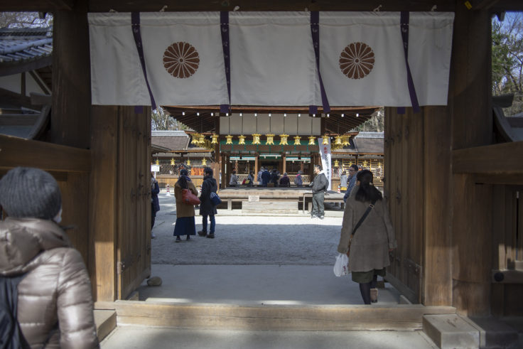 河合神社の門