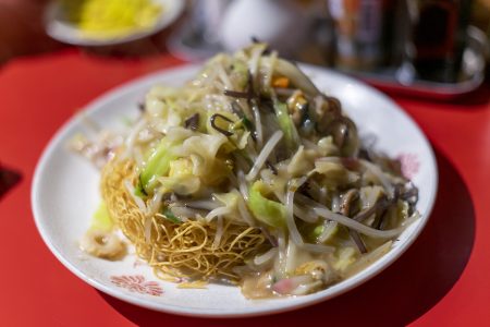 チャンポン慶造の皿うどん細麺