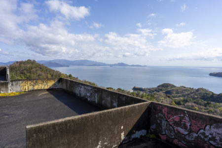 日盛山廃墟から見た瀬戸内海2