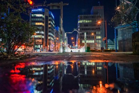 夜景スナップリフレクション