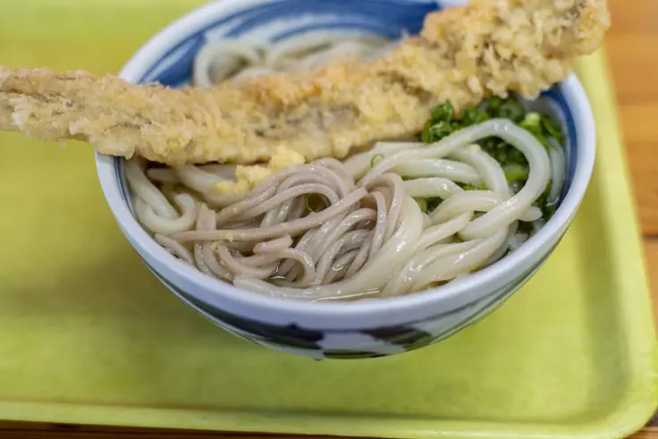 高松市番町「さか枝うどん本店」のうどん・そばMIX | 旅カメラ