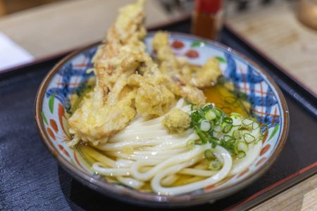 本格手打うどん麺むすびいかとちくわ天ぶっかけ2