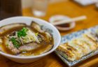 らー麺さかたのチャーシュー麺と餃子