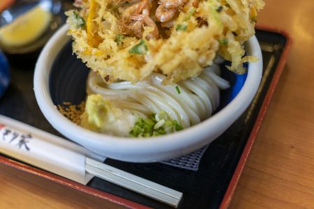 本格手打もり家高松本店のかき揚げおろしうどん2