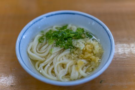 うどん一福のかけうどん