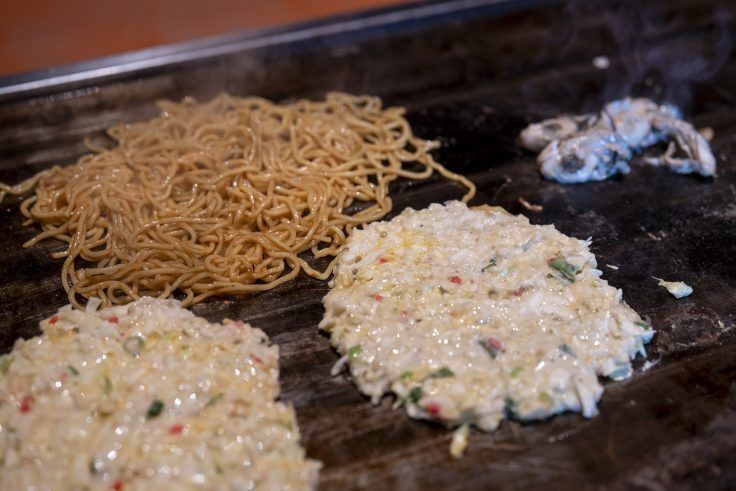 ずまちゃんのカキオコ、焼きそば