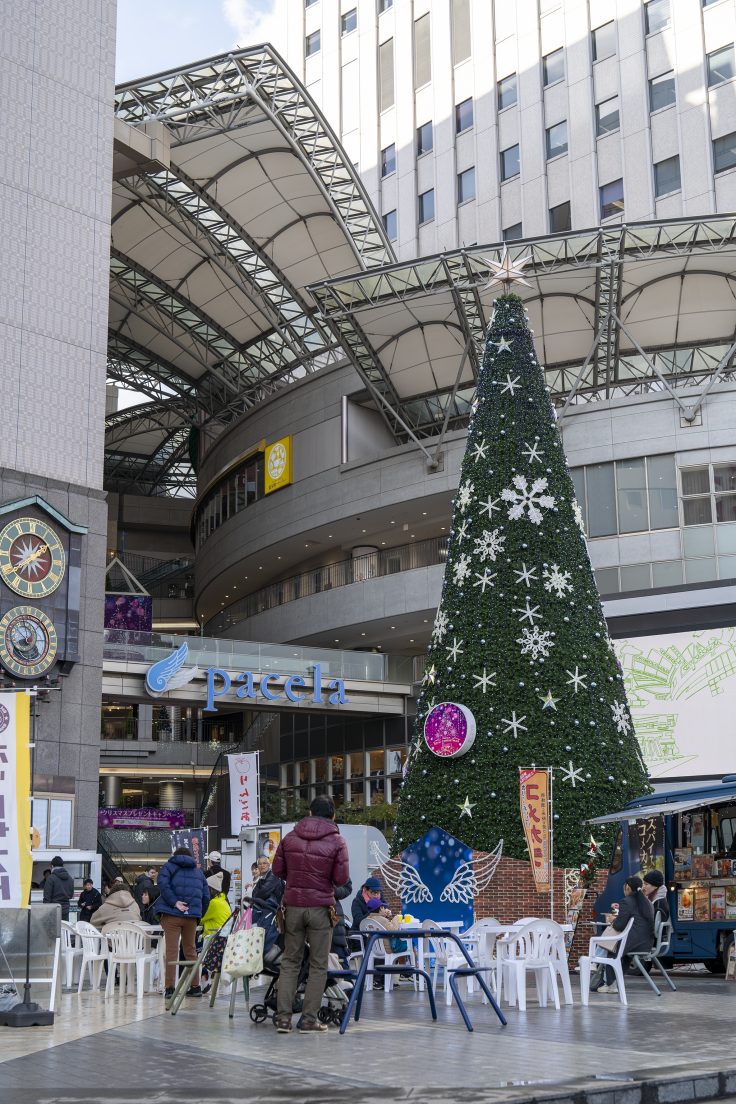 広島そごうのクリスマスツリー