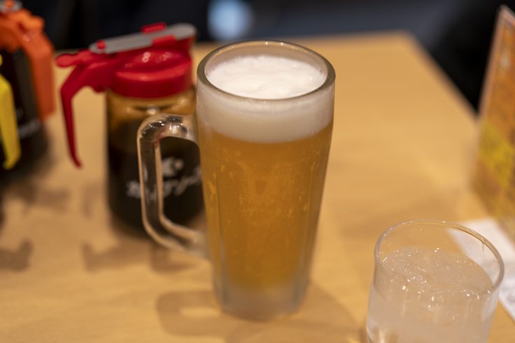 麗ちゃんの生ビール