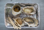 北灘漁業協同組合「さかな市」の焼き貝