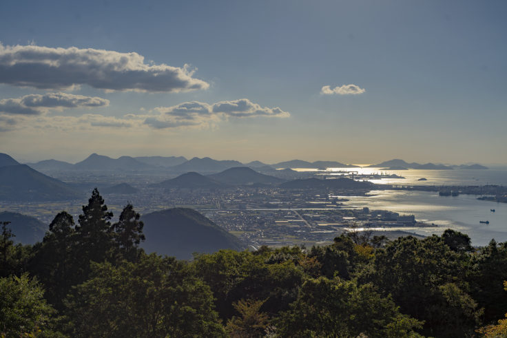 休暇村讃岐五色台からの瀬戸大橋