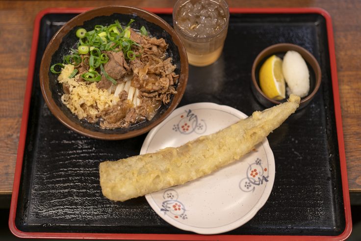うどんバカ一代のうどんと天ぷら