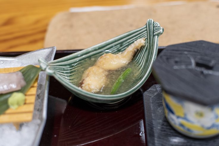 丸亀市活魚料理一徳の日替わりサービス定食小鉢